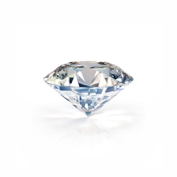Brilliant cut diamond 1.81 ct. F/IF. HRD certificate. Laser engraving