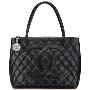 CHANEL Medallion Tote Bag in Caviar Leather 2000-2002