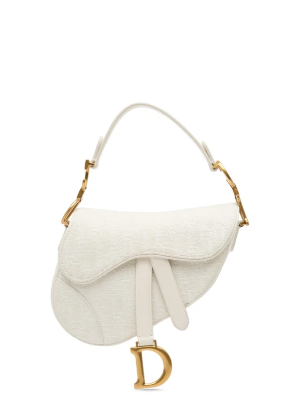 Christian Dior Saddle Mini Crystal Satin Shoulder Bag 2020