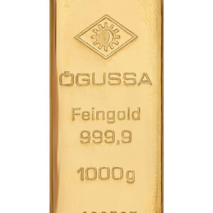 Pure Gold Ingot 999.9 ‰ 1000 grams Ögussa