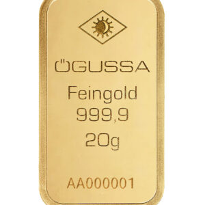Pure Gold Ingot 999.9 ‰ 20 grams Ögussa
