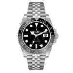 CRAZY PRICE : Rolex GMT Master II Black Gray Bruce Wayne Bezel Mens Watch 126710