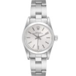 CRAZY PRICE : Rolex Oyster Perpetual Nondate Silver Dial Steel Ladies Watch 76080